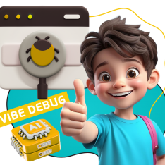 Тестирование & Vibe Debug. Охотники за багами - КИБЕРшкола программирования для детей, компьютерные курсы для школьников, начинающих и подростков - KIBERone г. Шахты