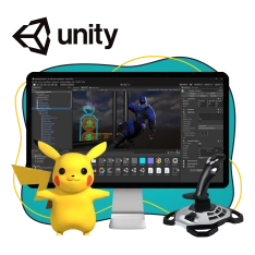 Мир игр на Unity 2D на популярном движке + AI-помощники - КИБЕРшкола программирования для детей, компьютерные курсы для школьников, начинающих и подростков - KIBERone г. Шахты